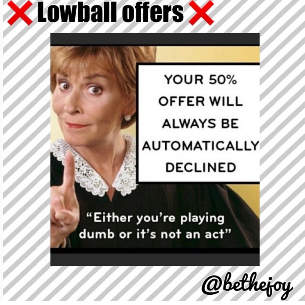 I block lowballers!